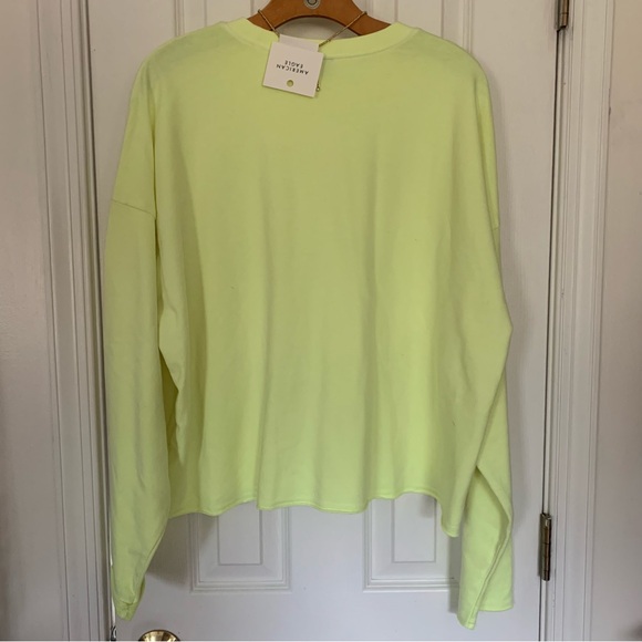Wild Fable Florescent Yellow “Miami” Sweatshirt - Picture 8 of 8
